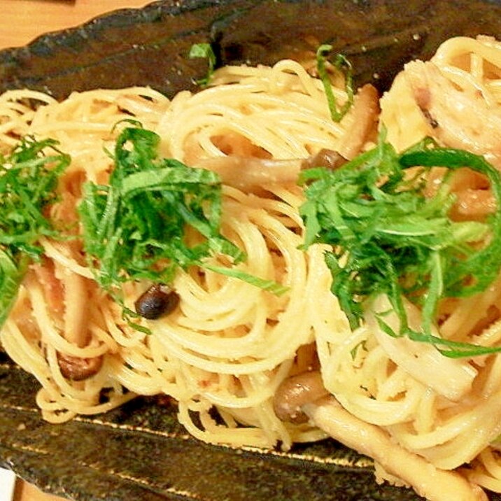 たらこと大葉のパスタ